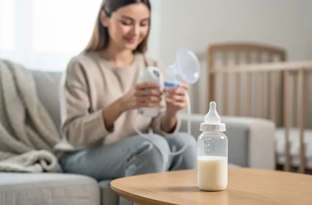 Muttermilch abpumpen und richtig Flasche geben an Babys Anleitung und hilfreiche Tipps
