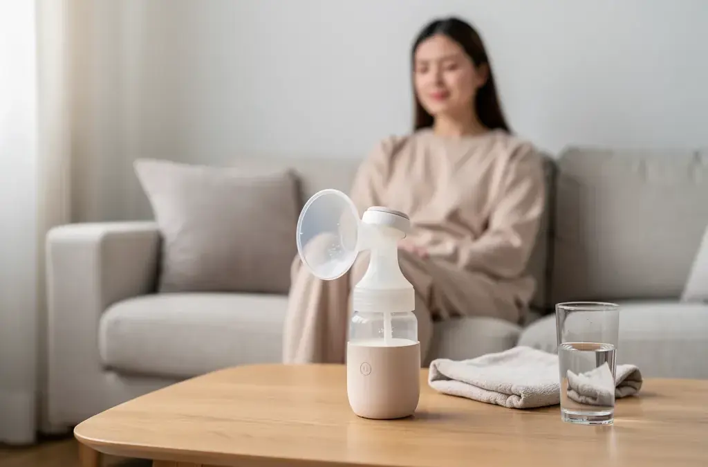 Muttermilch abpumpen: optimaler Rhythmus für genügend Nahrung und Milchproduktion