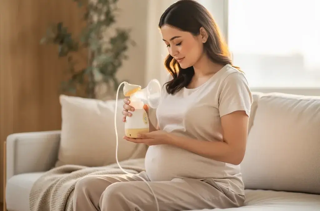 Medela Muttermilchpumpe erleichtert werdenden Müttern das Abpumpen und Stillen