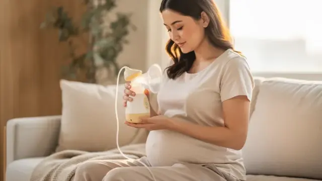 Medela Muttermilchpumpe erleichtert werdenden Müttern das Abpumpen und Stillen