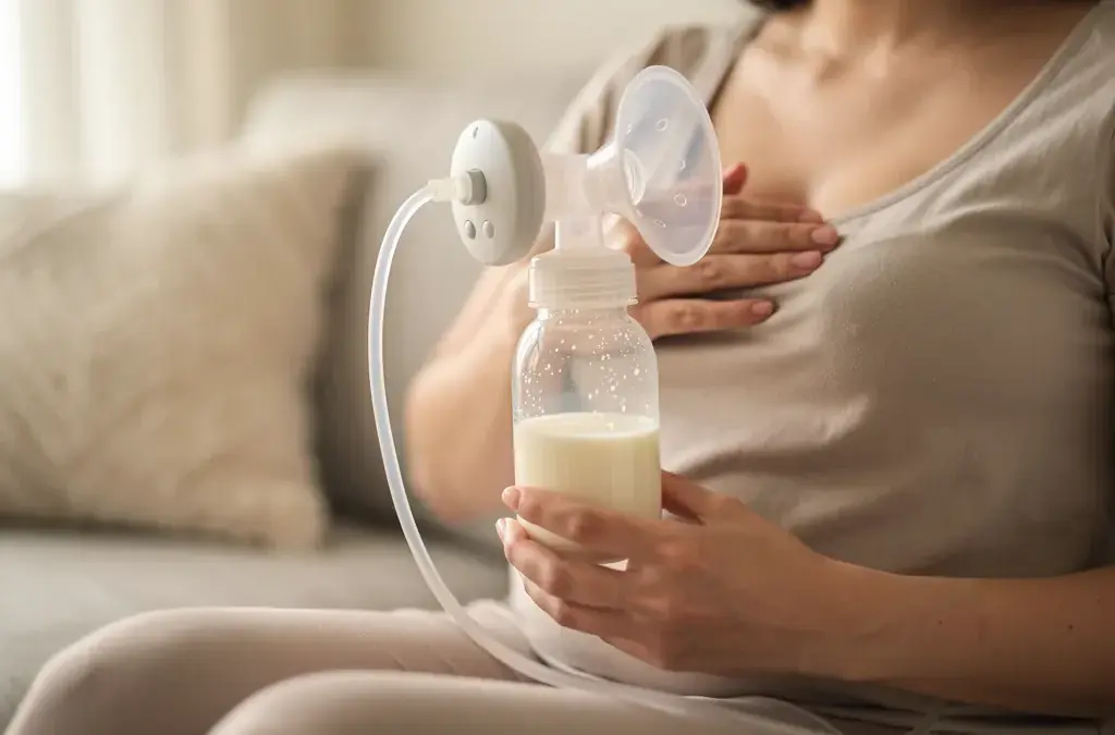 Richtwerte zur Milch abpumpen Menge für Mütter: 90 bis 150 ml pro Mahlzeit