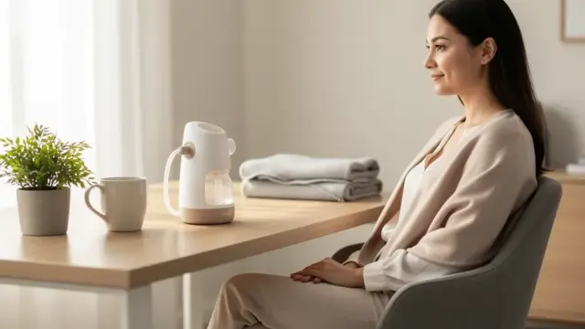Milchpumpe für berufstätige Mütter - ergonomisch, leise und tragbar für flexibles Stillen