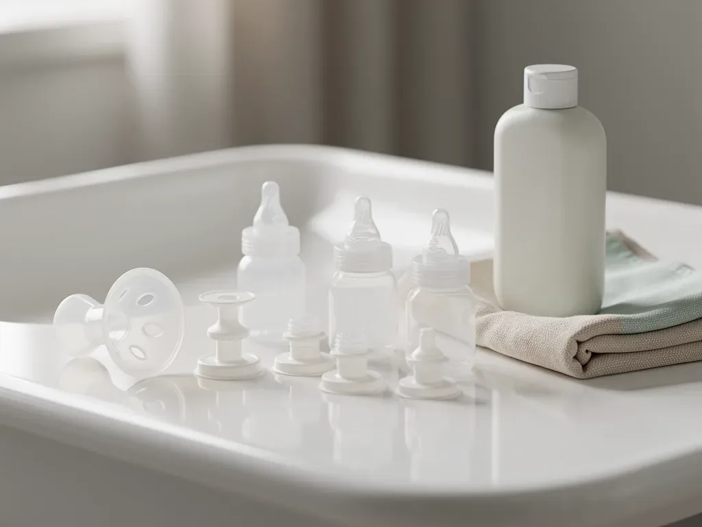 Zubehör zur Reinigung und Sterilisierung von Milchpumpen für hygienische Nutzung
