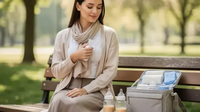 Muttermilch abpumpen unterwegs: Tipps zur richtigen Ausrüstung und hygienischem Transport