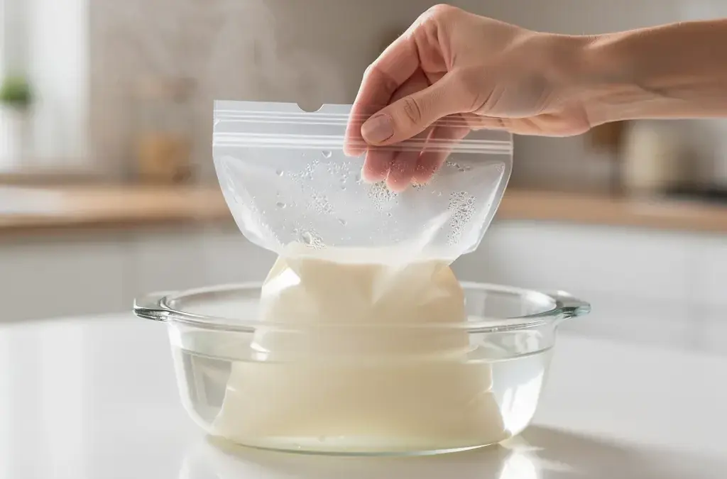 Illustration zum Thema Muttermilch auftauen