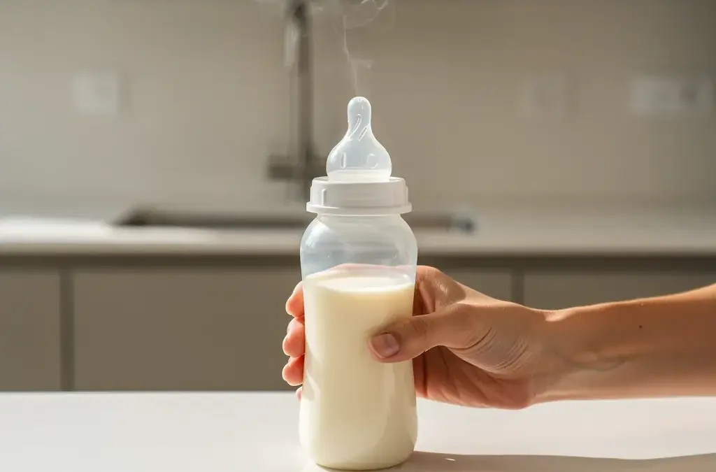 Muttermilch erwärmen Temperatur 37 Grad Celsius für optimale Nährstofferhaltung