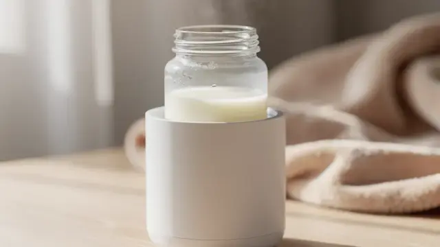 Muttermilch sicher im Flaschenwärmer auftauen für gesunde Babyernährung