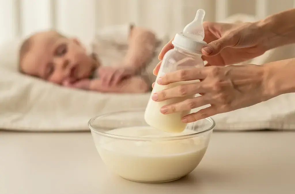 Muttermilch Temperatur ideal zwischen 37 und 42 Grad für besseres Trinkerlebnis