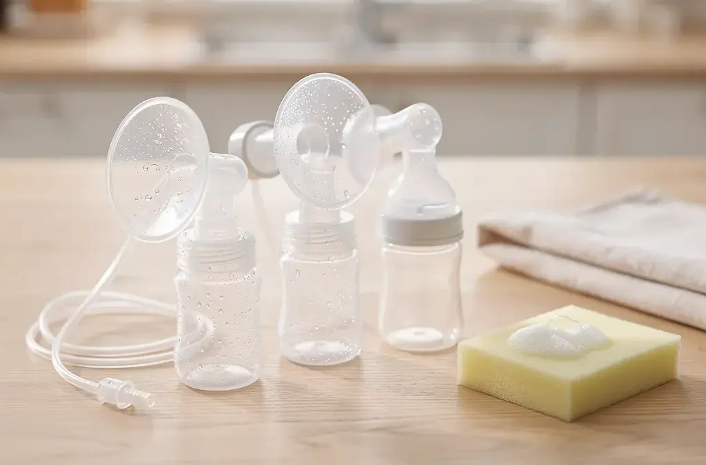 Muttermilchpumpe reinigen: Schritt-für-Schritt-Anleitung zur sicheren Hygiene für Mütter