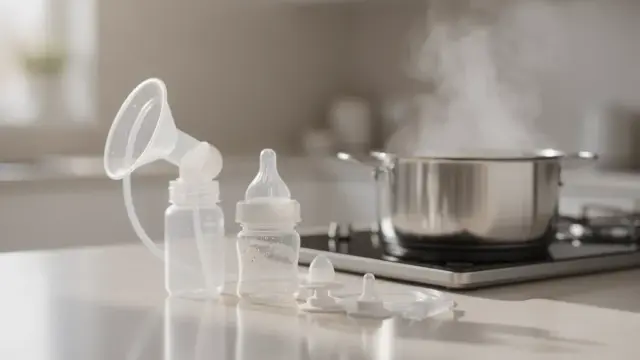 Muttermilchpumpe sterilisieren Tipps zur sicheren Reinigung für Babys Gesundheit
