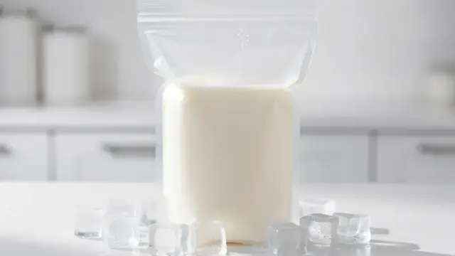 Qualität der eingefrorenen Überschuss Muttermilch durch richtige Lagerung erhalten
