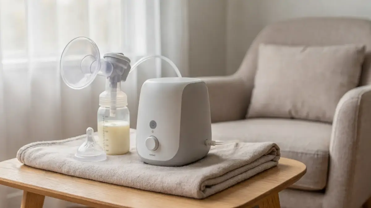 Elektrische Milchpumpe und Zubehör zum Thema Wie lange abpumpen pro Seite und pro Sitzung