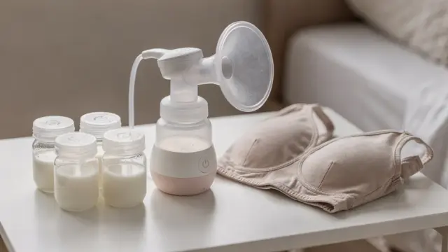 Milchpumpe und Zubehör zum Thema wenig Milch beim Abpumpen