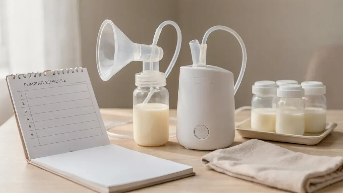 Elektrische Milchpumpe und Stillzubehör zum Thema Wie oft abpumpen, um die Milchmenge zu erhöhen?
